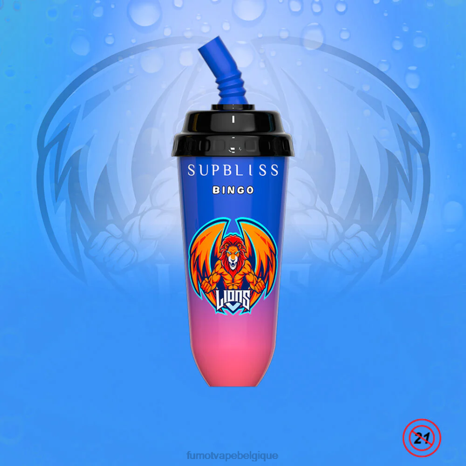 Fumot Supbliss Bingo Appareil à dosettes jetables 8000 - 16 ml (1 pièce) 62HZ393 myrtille Fumot avis