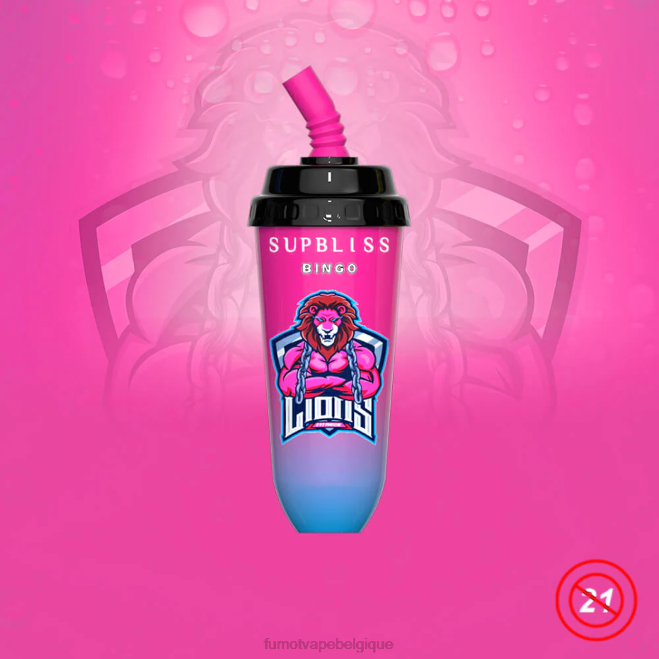 Fumot Supbliss Bingo Appareil à dosettes jetables 8000 - 16 ml (1 pièce) 62HZ394 cerise bleue Fumot puff