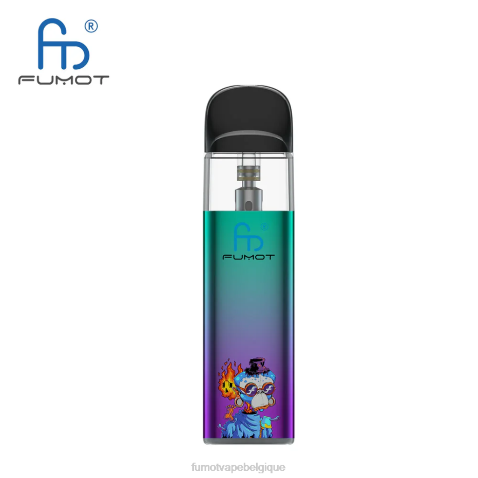 Fumot Dazzle Lite Kit de vape vide conforme à la DPT (1 pièce) 62HZ551 vert-violet Fumot belgique