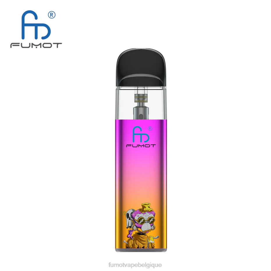 Fumot Dazzle Lite Kit de vape vide conforme à la DPT (1 pièce) 62HZ551 vert-violet Fumot belgique