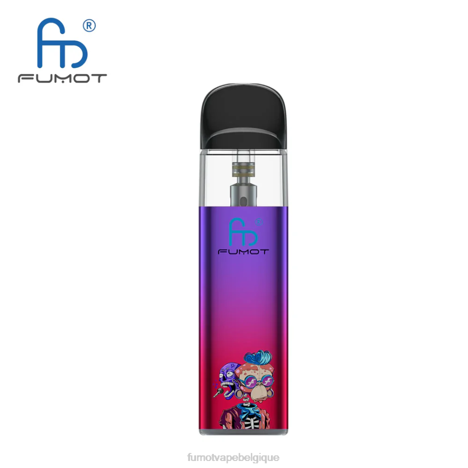 Fumot Dazzle Lite Kit de vape vide conforme à la DPT (1 pièce) 62HZ551 vert-violet Fumot belgique