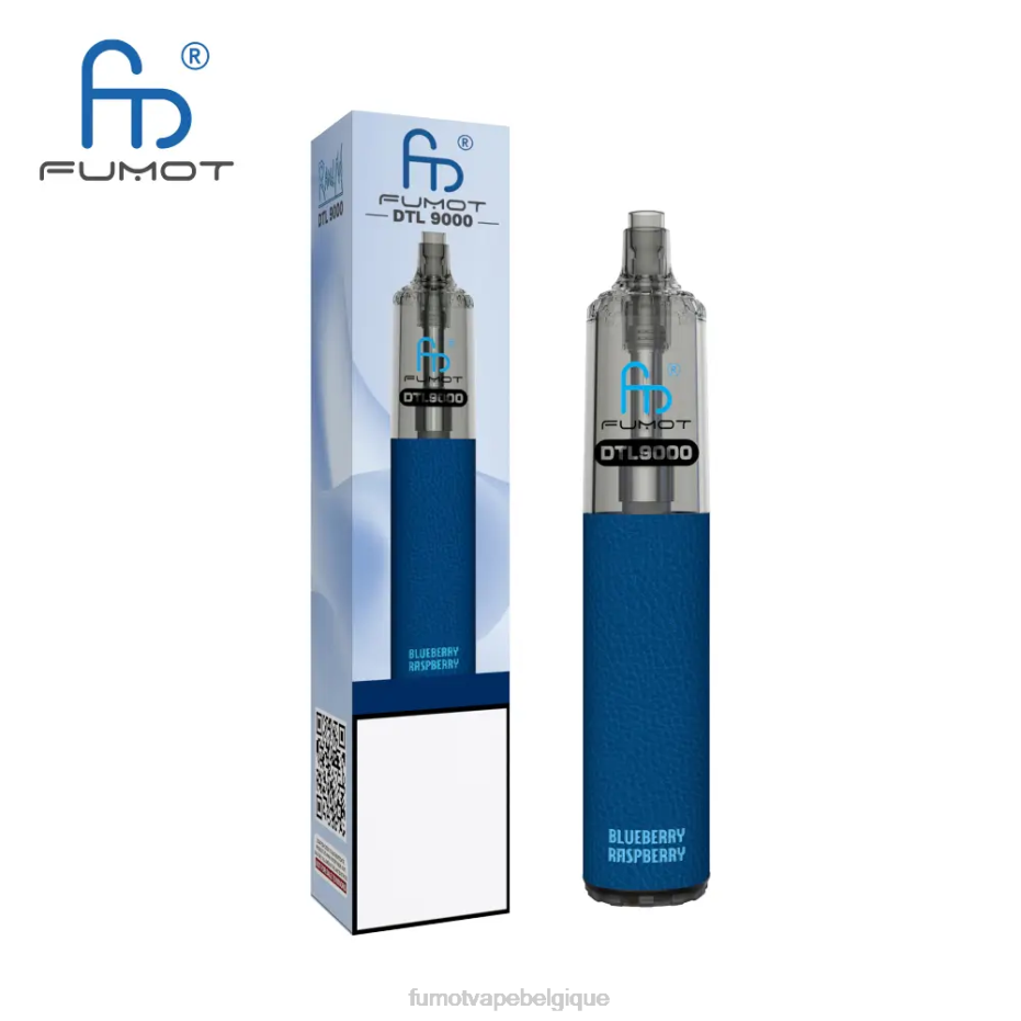 Fumot DTL stylo vape jetable 9000- 18ml (1 pièce) 62HZ377 énergie de myrtille Fumot price