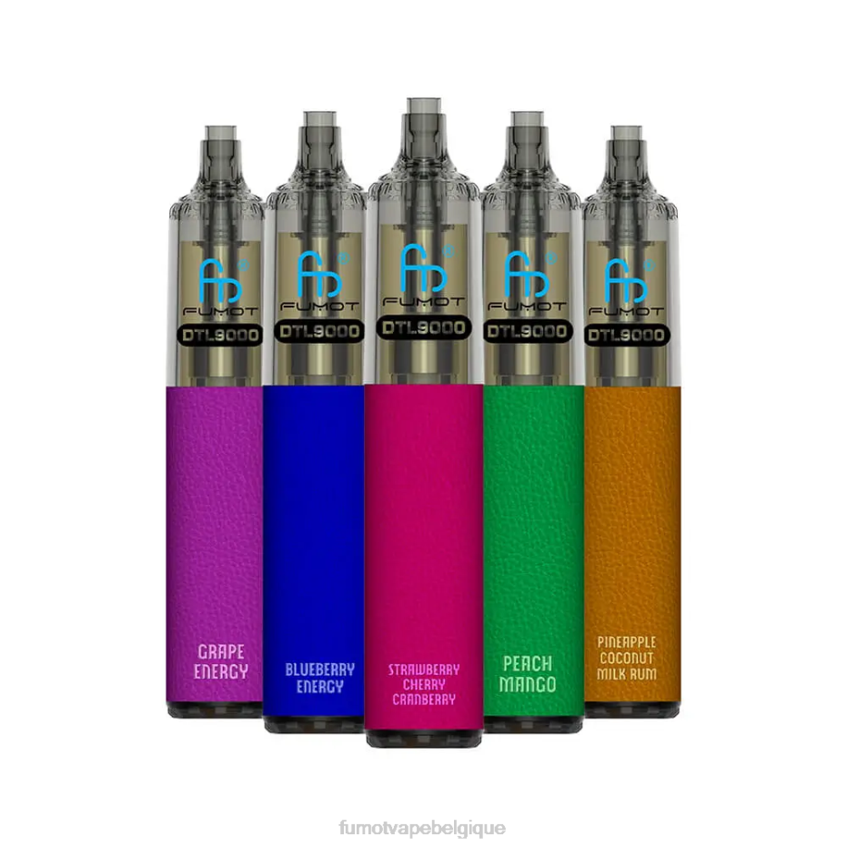 Fumot DTL stylo vape jetable 9000- 18ml (1 pièce) 62HZ380 baies mélangées Fumot vape nicotine