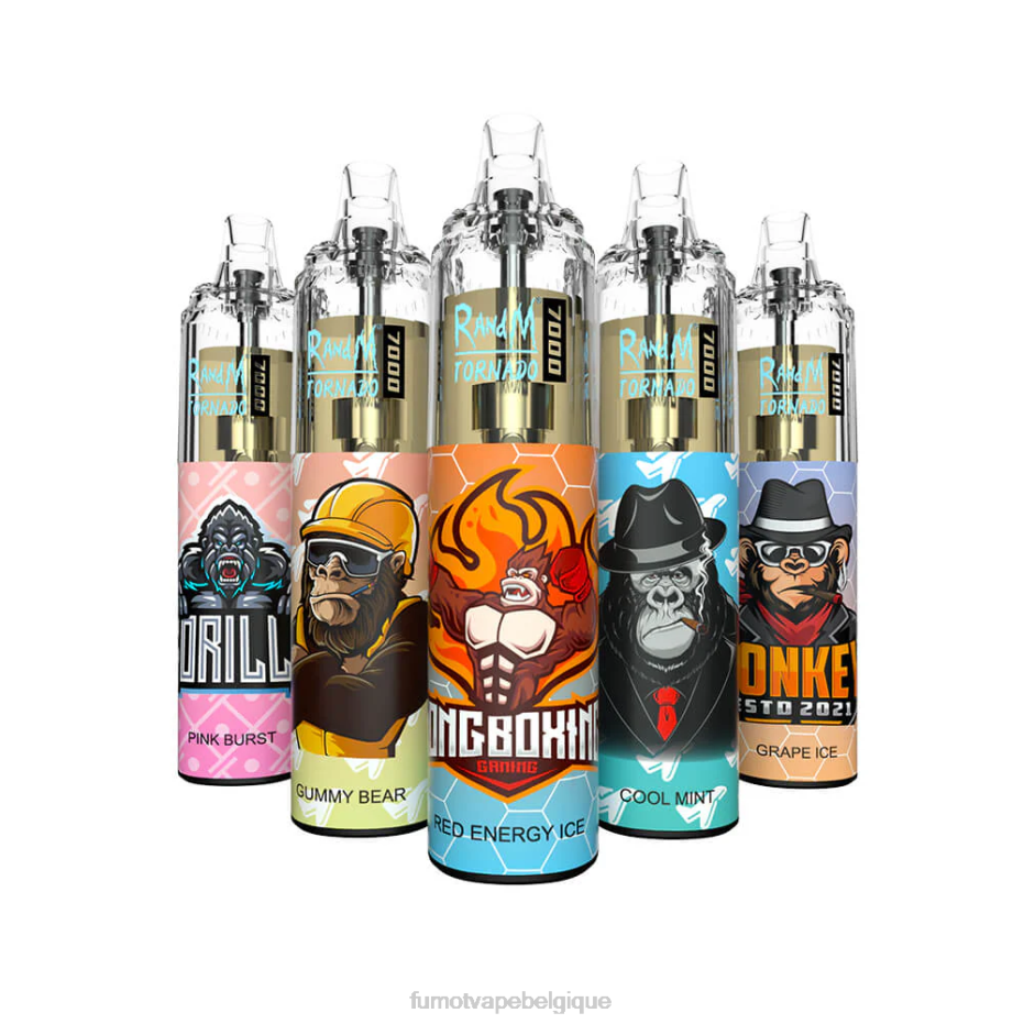 Fumot Tornado Stylo vape jetable 0% 7000 - 14 ml (1 pièce) 62HZ502 glace au cassis Fumot vape belgique